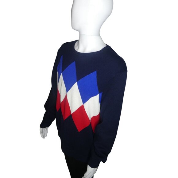 Club Room Red/White/Blue Crew Knit Sweater Size XXL - Picture 4 of 5